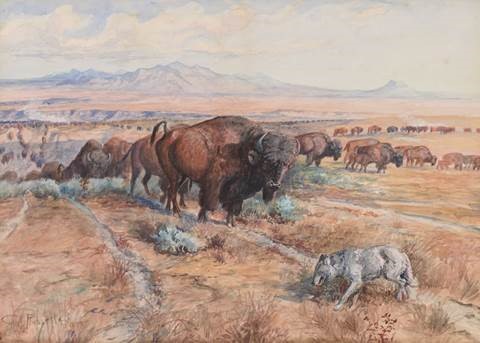 Guardian of the Herd painting