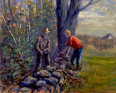 Mending Wall painting