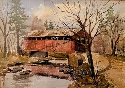 Pennsylvania Covered Bridge painting