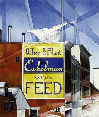 Charles Demuth Lancaster buildings painting