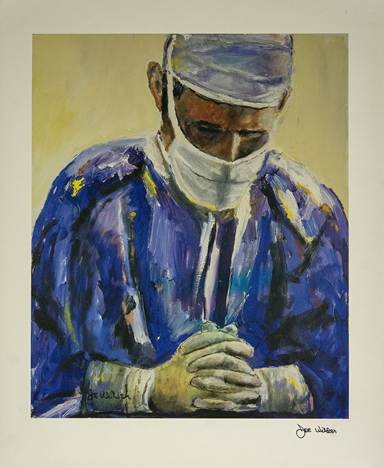 Reflections Before Surgery painting